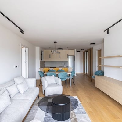 Rental of a stylish and spacious penthouse, 132 m², Charm Residence, Voždovac, Belgrade, Serbia